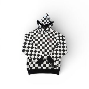 Tony Hawk Black and White Checkered Hoodie